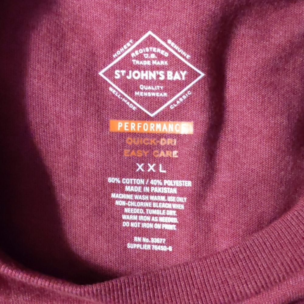 St. John's Bay Tee Shirt Short Sleeve Size XXL - Picture 3 of 4